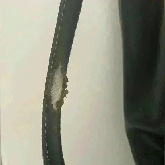 KATE SPADE NEW YORK MEDIUM SATCHEL TOTE PURSE BLACK LEATHER (PROJECT!!!) - Picture 4 of 16